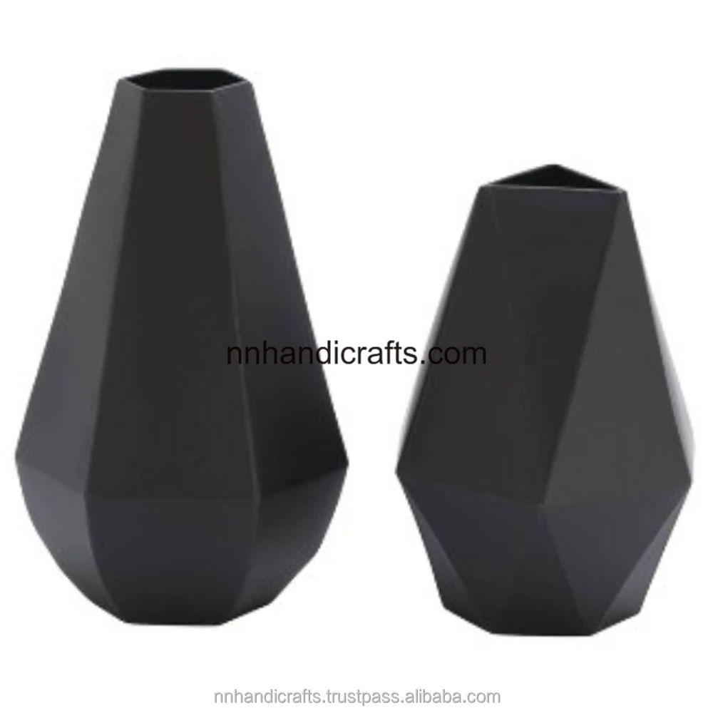 New Arrival Handmade Steel Metal Iron Brass Antique Doom Hammered Floor Vase Small Medium Big Tall Mini Large Table Vase For Bar