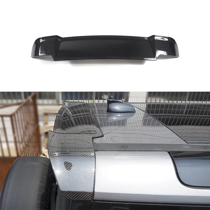 Car Roof Wing Rear Spoiler Carbon Fiber for Land Rover Defender 2020-2024