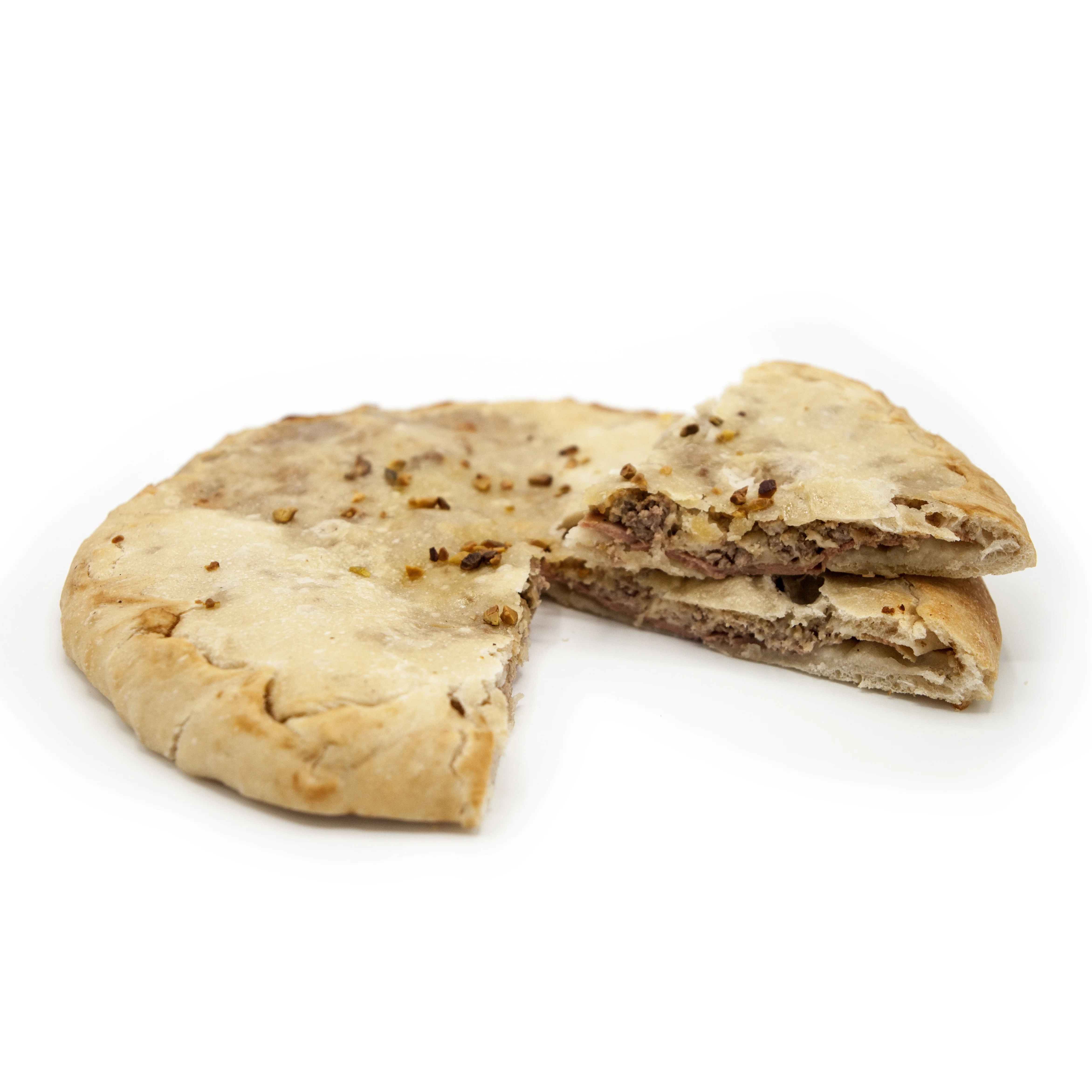 28 cm Readymade Semi-soft Mortadella Meat Parmesan Flatbread Made in Italy for Restaurants Hotels Street Food Horeca