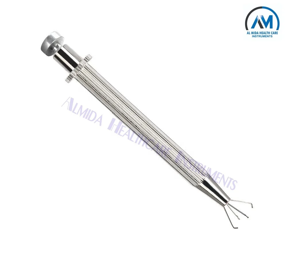 Tweezers Catcher Grabber with 4 Claws Diamond Gem Prong Holder
