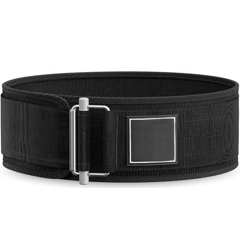Factory Price Wholesale 100% Nylon Weightlifting Belt Pro Weightlifting Belt Custom Logo 4 inch Self Locking Weightlifting Belt
