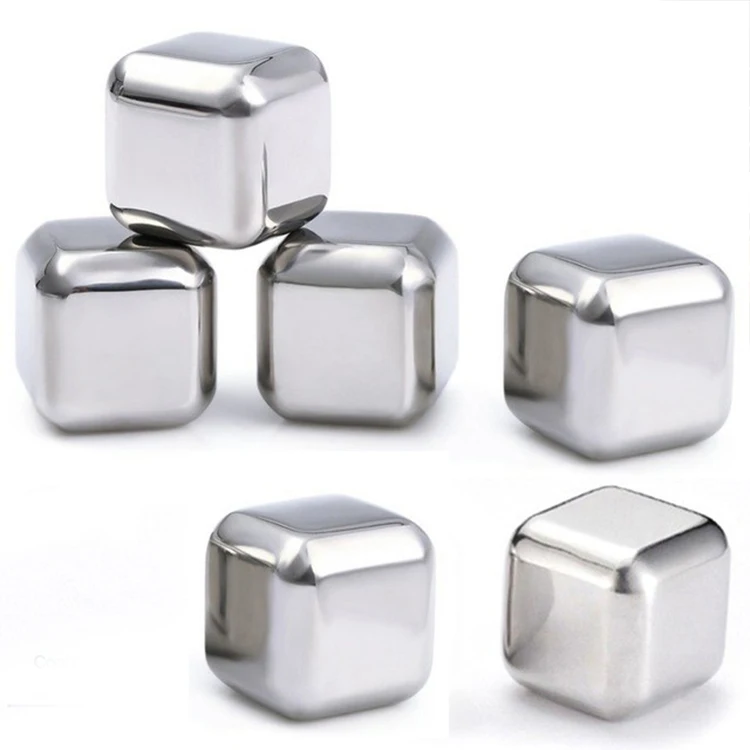 Reusable Bar tool Stainless Steel ice cubes for whiskey