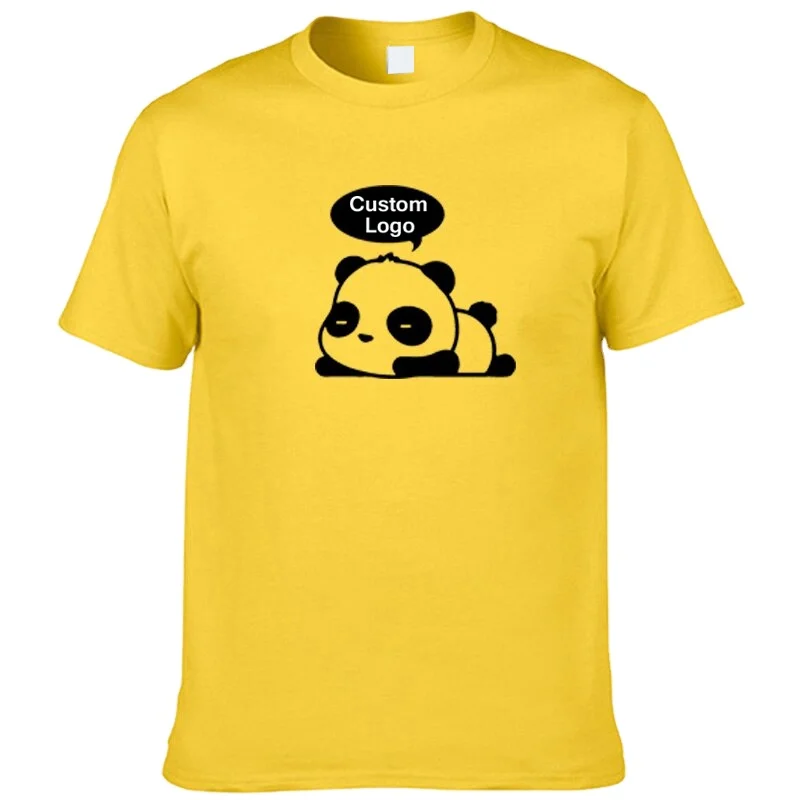 100% Premium Cotton Custom T-Shirt Men Heavy Fabric O-Neck Collar Sublimation Printing Screen Printing Blank Heat Transfer