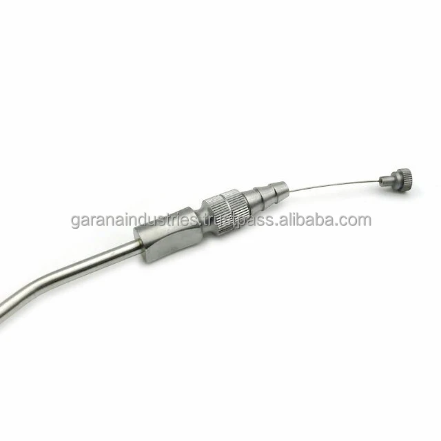 
Set of 3Pcs Frazier Suction Tube ENT Instruments 