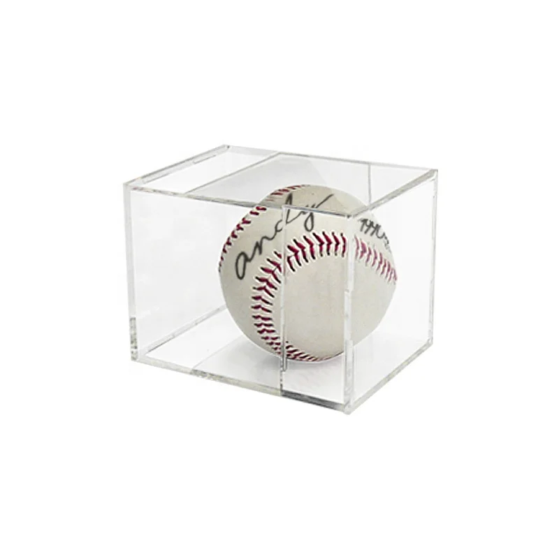 Clear Plexiglass Baseball Display Showcase Cabinet Display Clear Acrylic Box