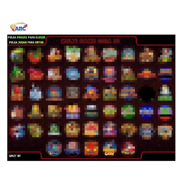 Giga 50 in 1 multi game board XXL 2023 GIGA 50   in 1  arcade video game for coin game machine fire link