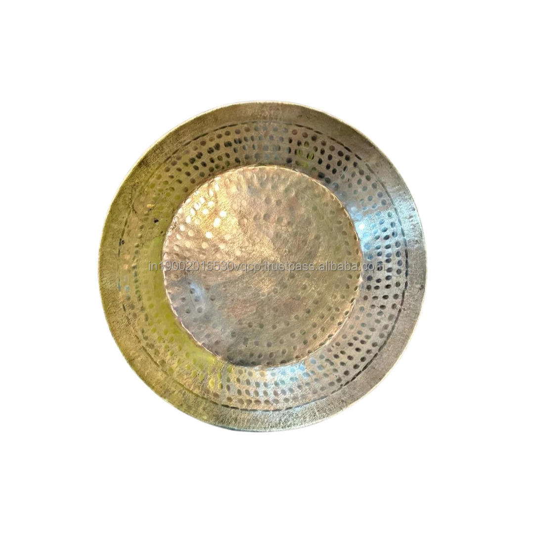 Brass Pan/Parat/Tasla Elevate Your Kitchen Decor with India Royal Design Dough Maker