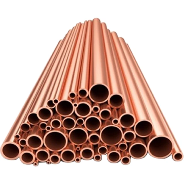 China supply high quality 1-3mm copper tube for air conditioner copper pipe for liquid transportation