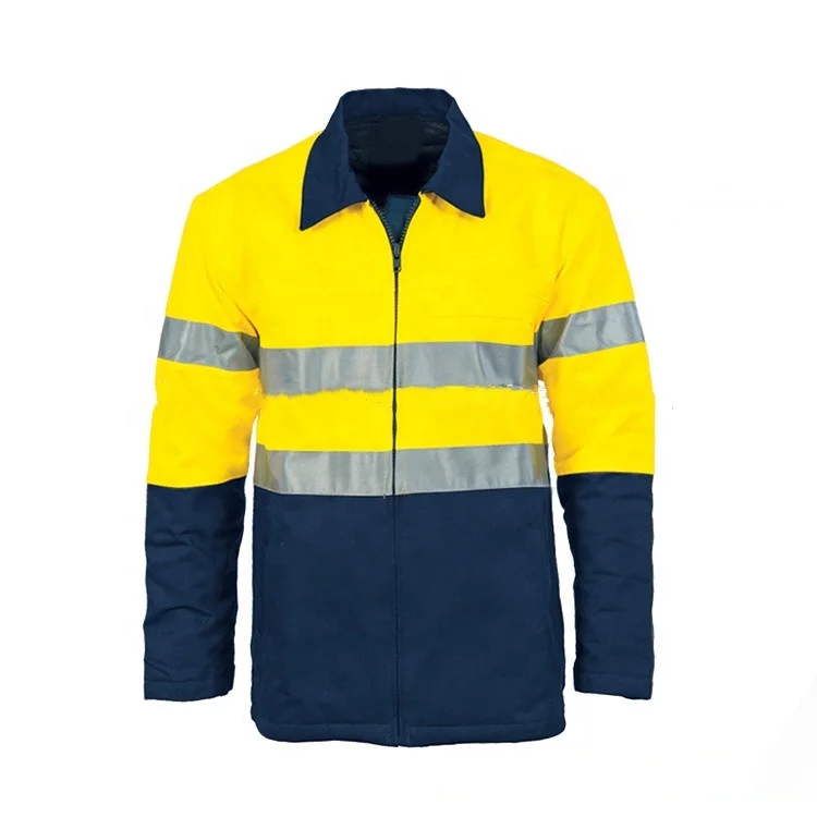 Long Sleeve Reflective Workwear Safety Shirt Work Suits Mechanical Workwear High Visibility Work Wear