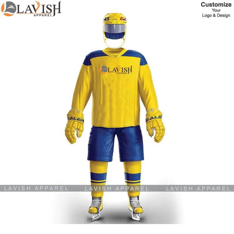 
Wholesale Best selling Custom Ice Hockey Uniform Jersey Pant By Lavish Apparel 