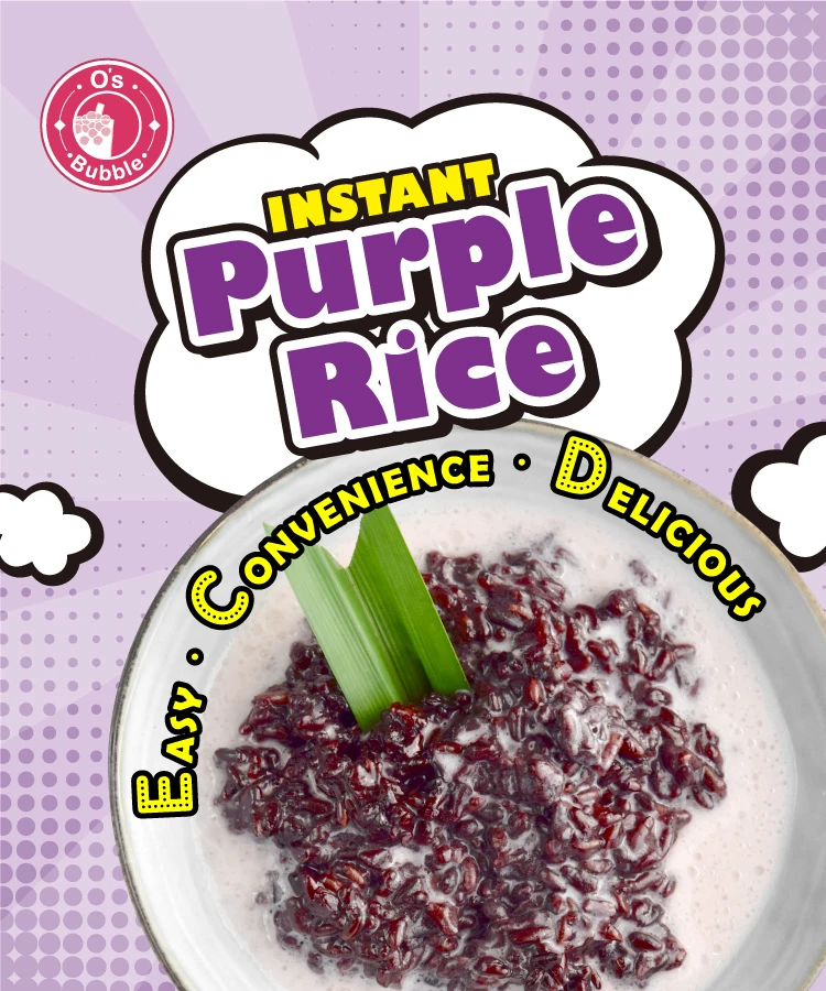 Готовый к употреблению пузырьковый материал не требует более быстрого приготовления черного Липкого Риса