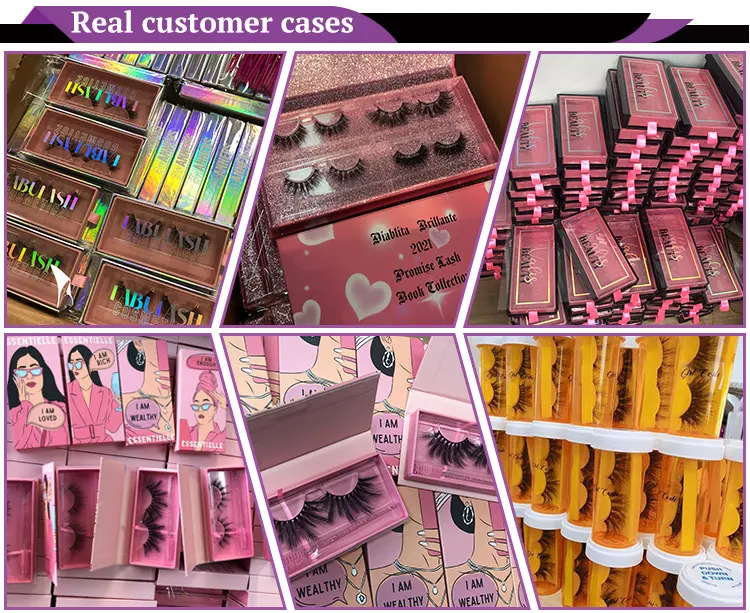 Hot Selling Free Design Premium Eyelash Packaging Set Box Lash Packaging Cases