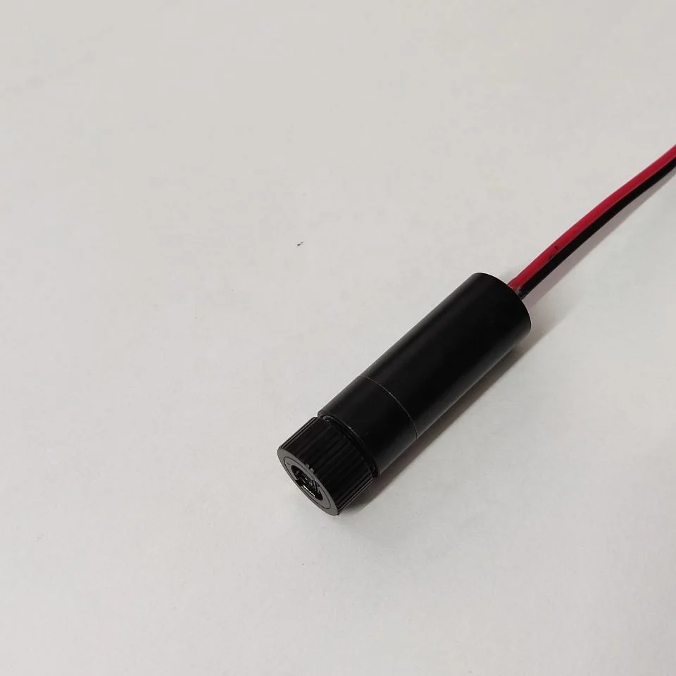 focus adjustable Quality cross laser line diode module 12x40mm  GREEN laser diode module 520nm 10mw