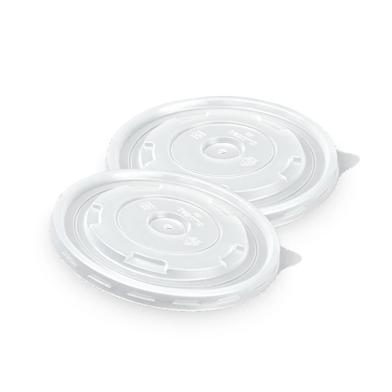 Высококачественная одноразовая круглая чаша 850cc 140 мм с полипропиленовой крышкой и полиэтиленовым материалом идеально подходит для хранения продуктов упаковки