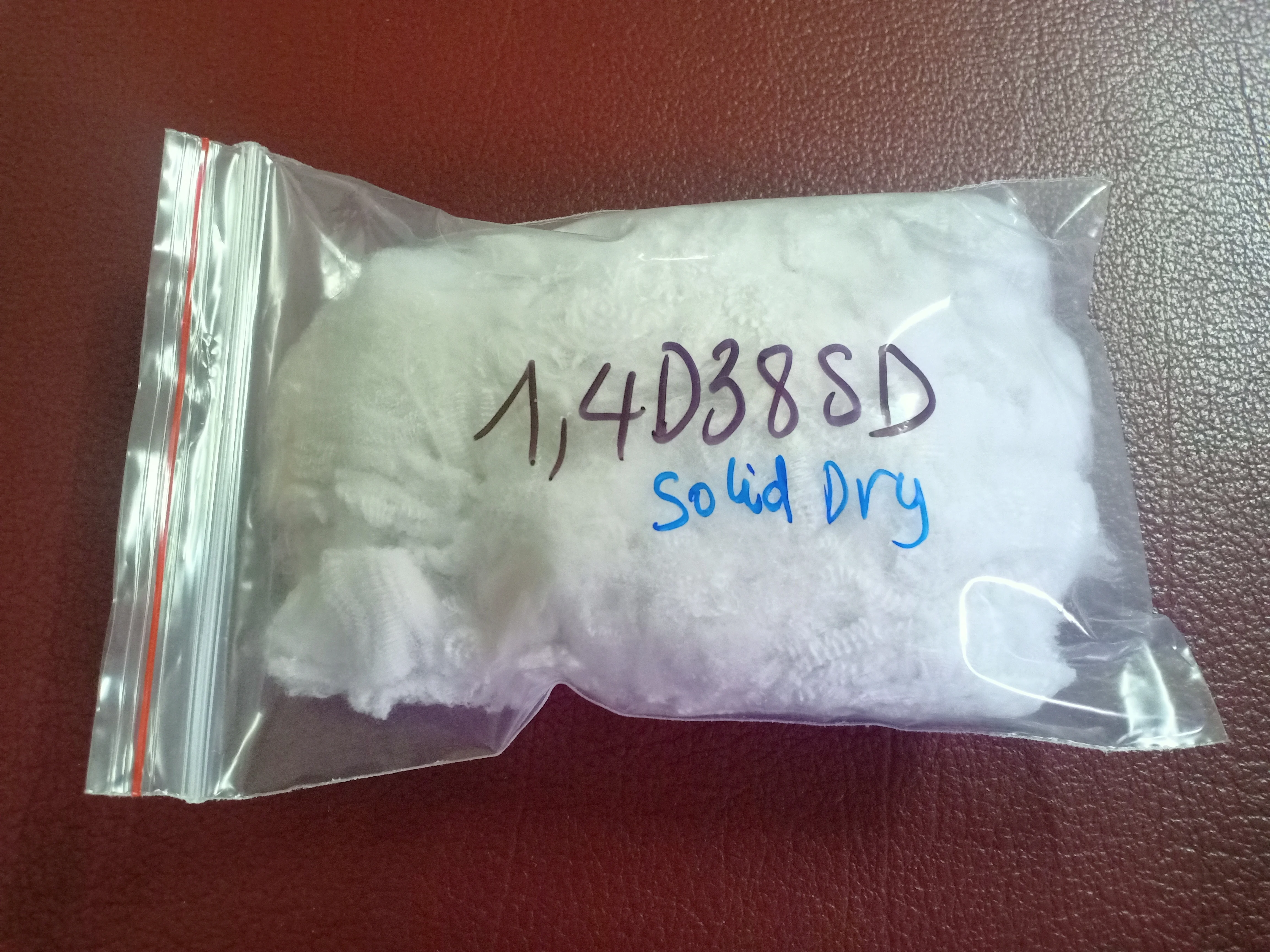 Top Quality 1.4D38SD Solid Dry Polyester Staple Fiber White A Grade Vikohasan Manufacturer and GRS standard fiber for spinning