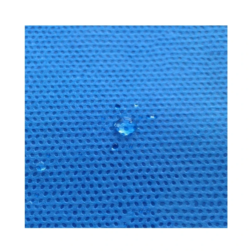 Medical clothes raw material SMS SMMS non woven fabric blue medical surgical gown fabric TNT non woven fabric