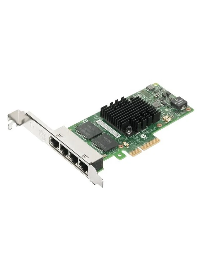 Адаптер сервер I350-T4V2 I350-T4 V2 I350T4V2BLK Ethernet 1Gb 4-портовый FLR-T серверный