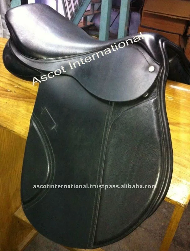 Genuine Leather New Jumping Close Contact  English Saddle wholesale for horse racing equipment accessories all seasonal custom