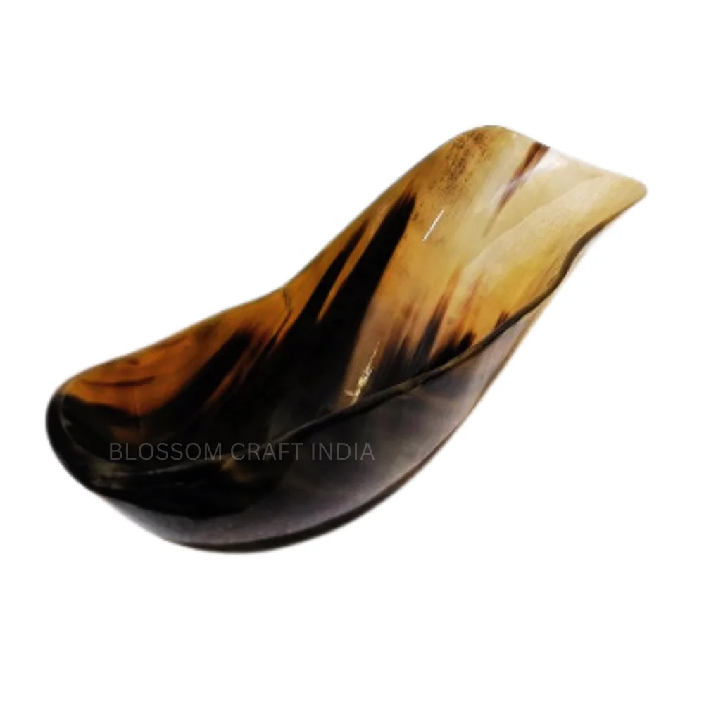 Handmade Ox Horn Agate Fruit Bowl Custom Sizes Real Animal Style Natural Colours Decorative Bowl