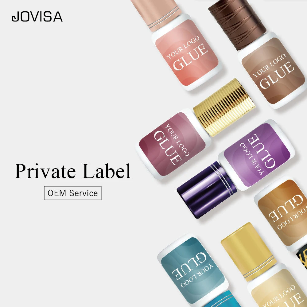 Клей JOVISA для наращивания ресниц клей 1-1 5 сек быстросохнущий 30%-70RH популярный