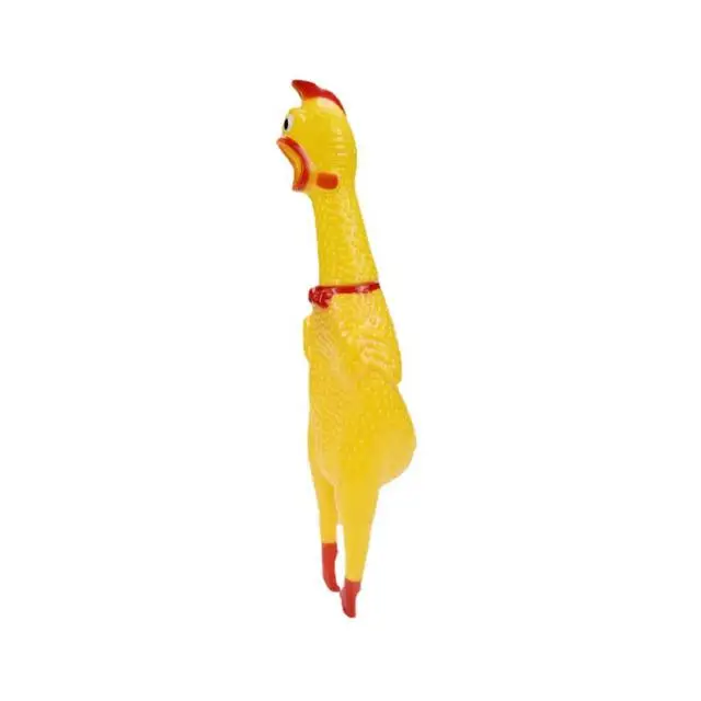 Funny Dog Toys Attract Puppy Dog And Cat Pet Squeak Toys Screaming Rubber Chicken