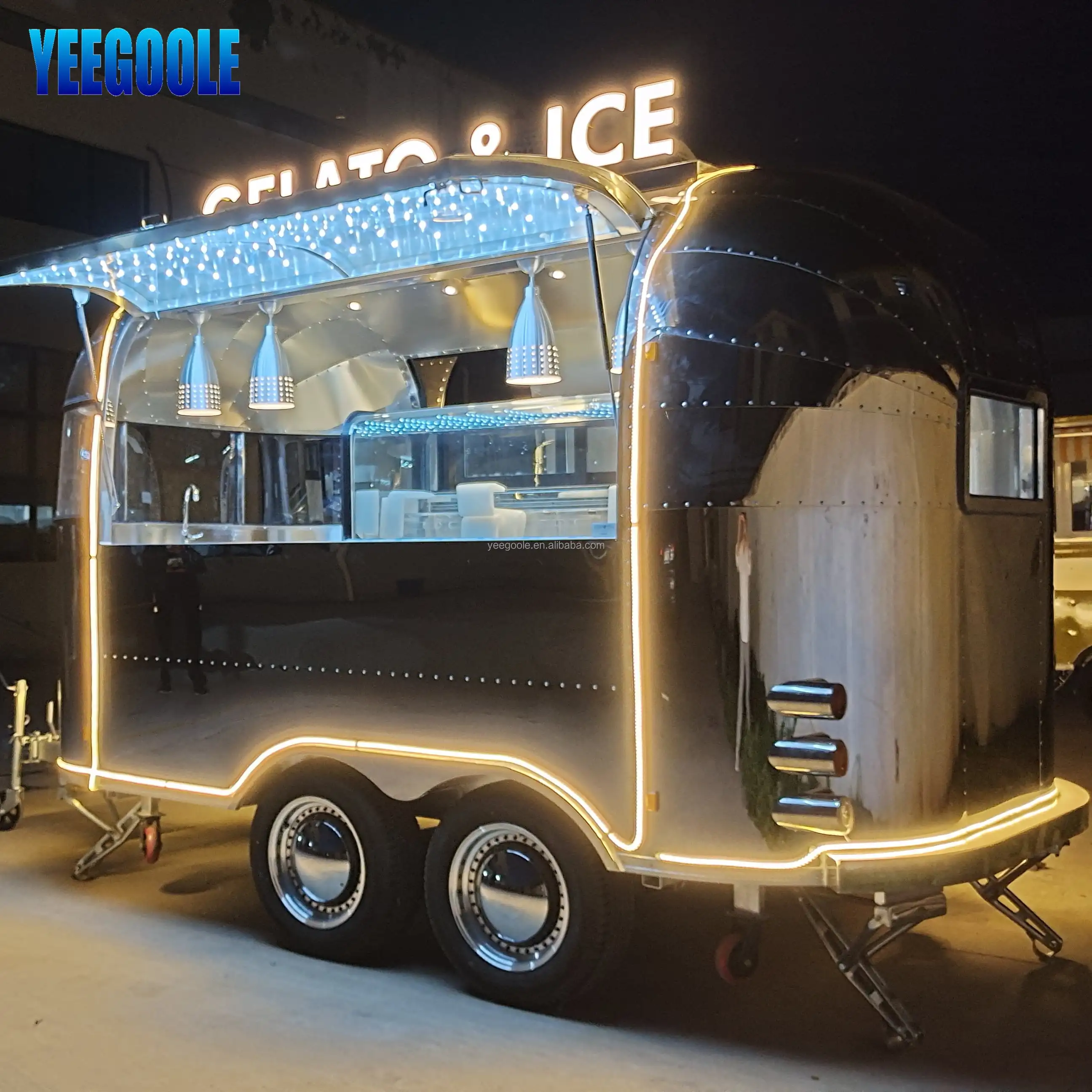 4.5m Captain mobile food trailer / caravan trailer for sale / food concession trailer for sale CE