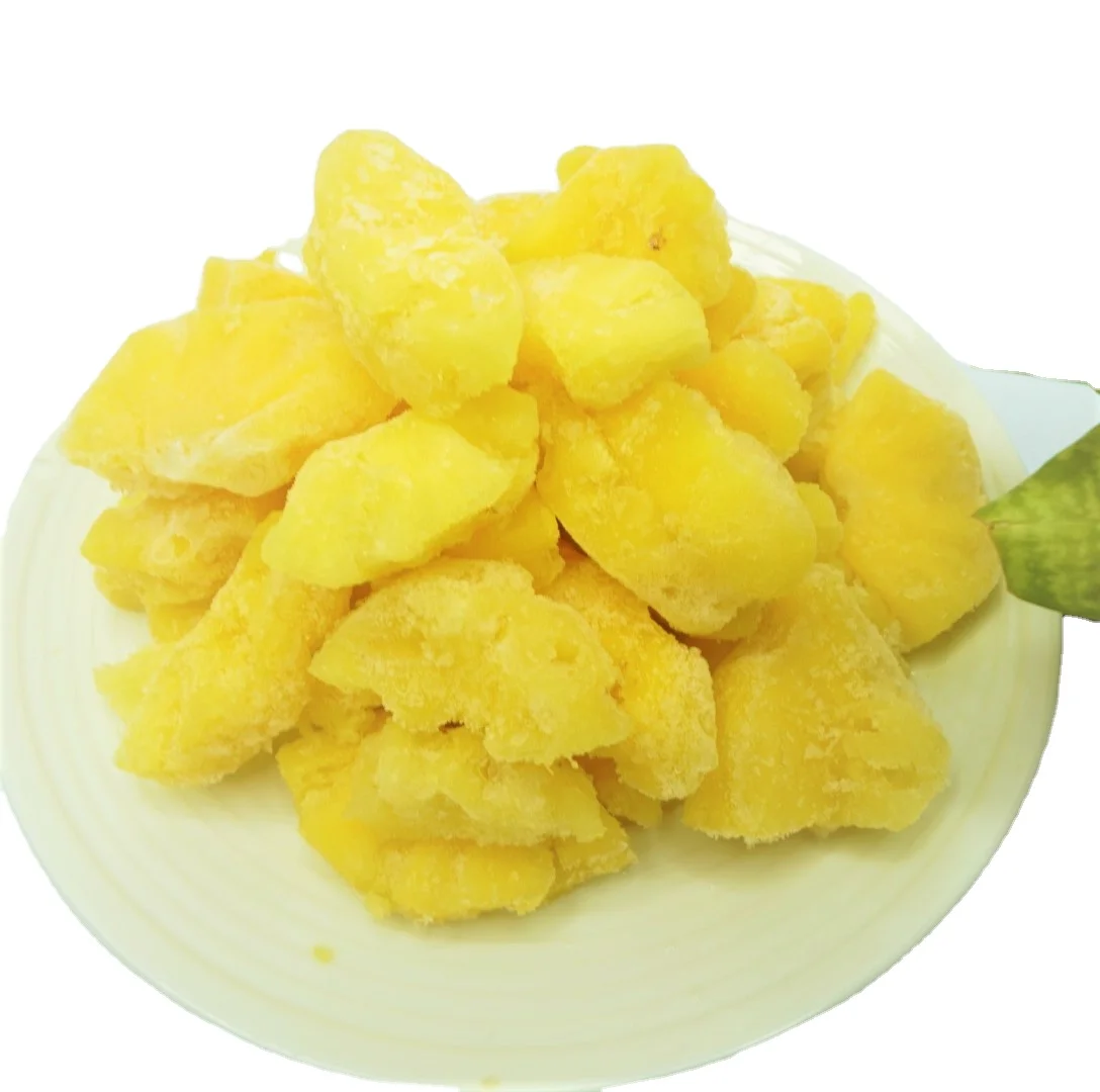 THE MOST FAVORITE - FROZEN PINEAPPLE FRUIT 100% NATURAL From VIETNAM Famous Manufacturer