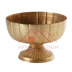 Metal Compote Flower Vase Bowl for Wedding Table Centerpieces Premium Quality Antique Silver Pedestal Flower Bowl Vases for Sale