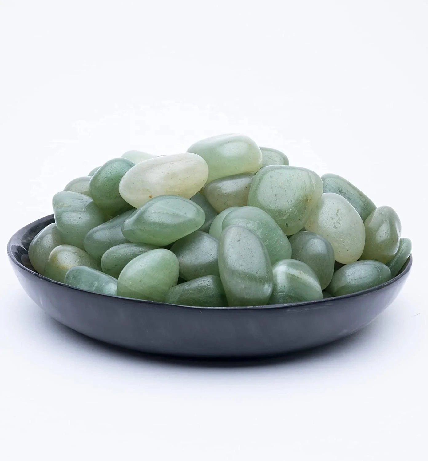 Green Jade Tumbled Stone Polished Crystals Healing Natural Stones Feng Shui Chakra Balancing Good Luck Reiki Gift