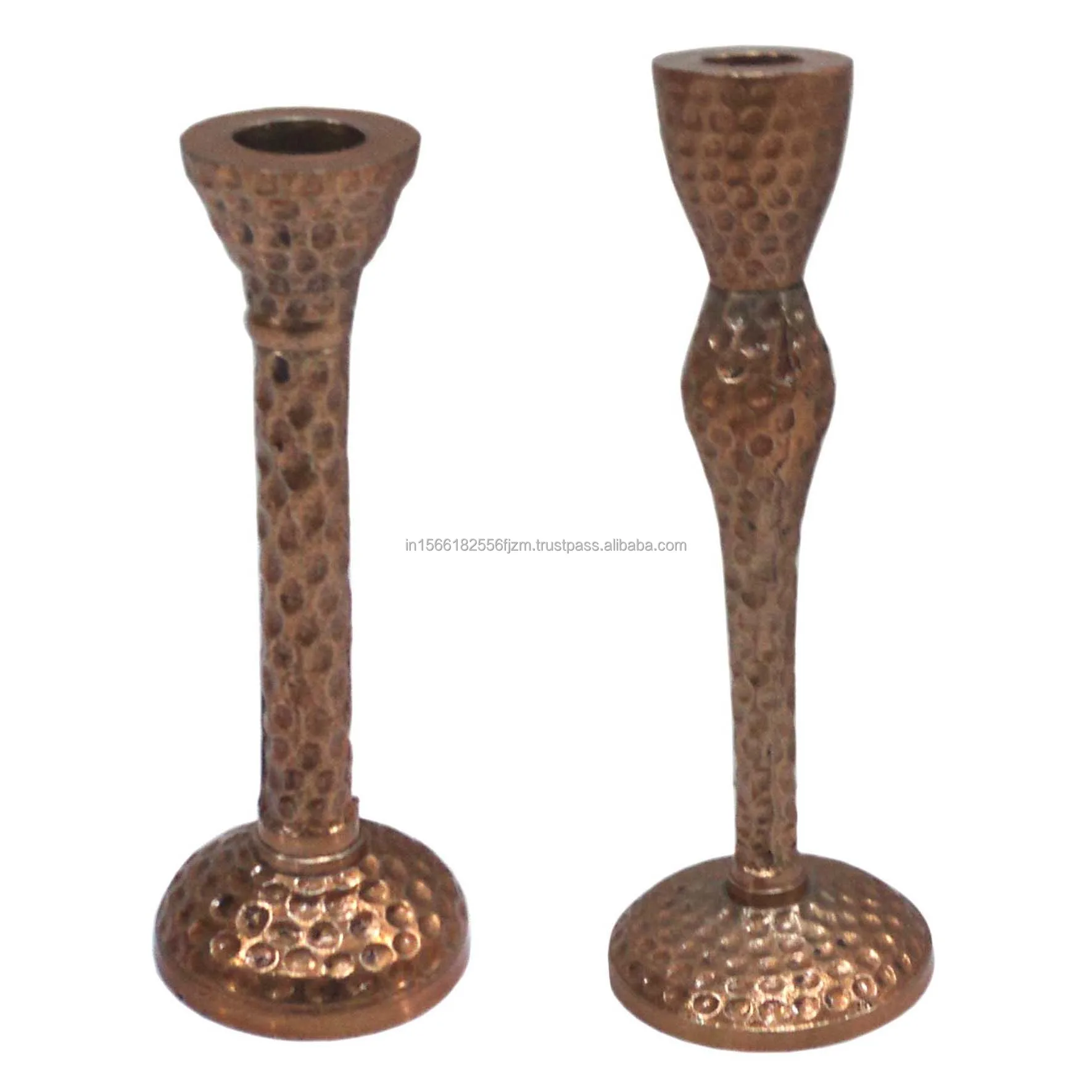 Wholesale Gold Color Marble Base Candle Stand Tree New Design Antique T-Light Decorative Metal Candle Home Decoration Set Boxed