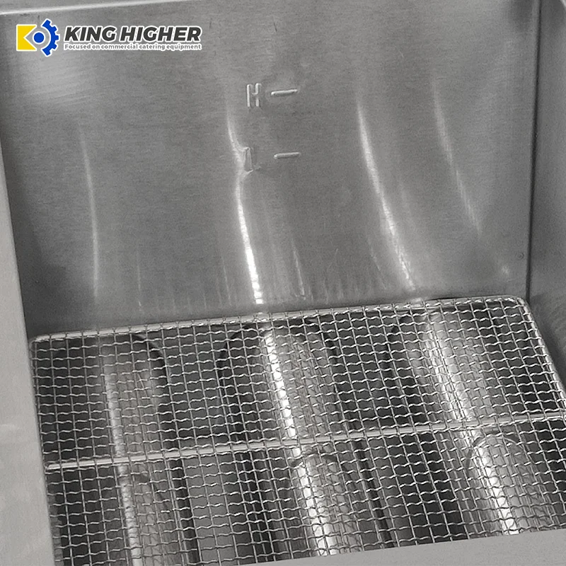 High Quality Commercial Electric Deep Fryer Single Double Cylinder Restaurant Food Shop Stainless Steel Gas Chips Potato Fryer