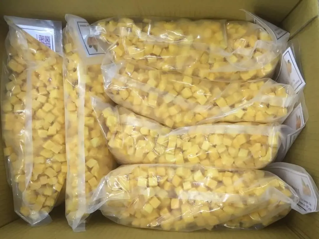 BEST TROPICAL FROZEN MANGO CUBES / PURE FLAVOR / COMPETITIVE PRICES ONLINE / MADE IN VIETNAM