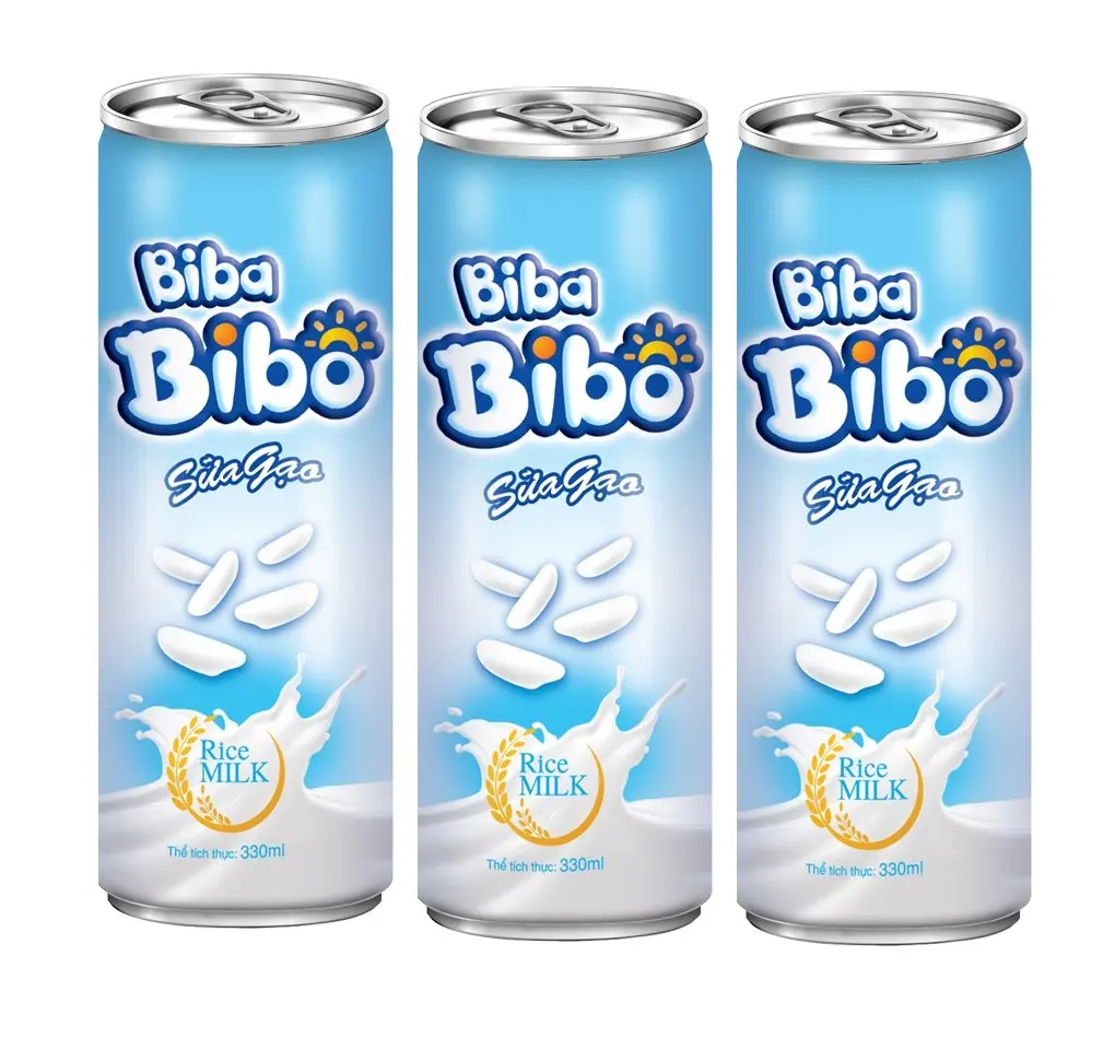 
Bibabibo Rice Milk, Can 320 ml x Pack of 24 