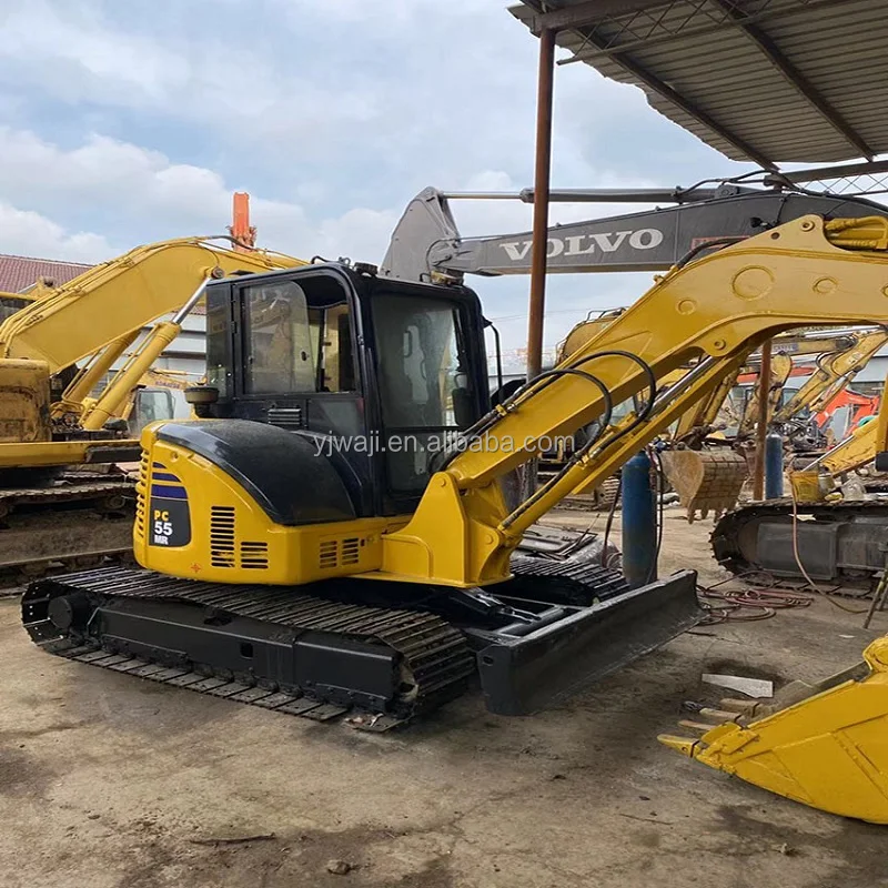 Crawler excavator Used komatsu55 PC55 / second-hand Japan engine komatsu PC 55 PC55MR