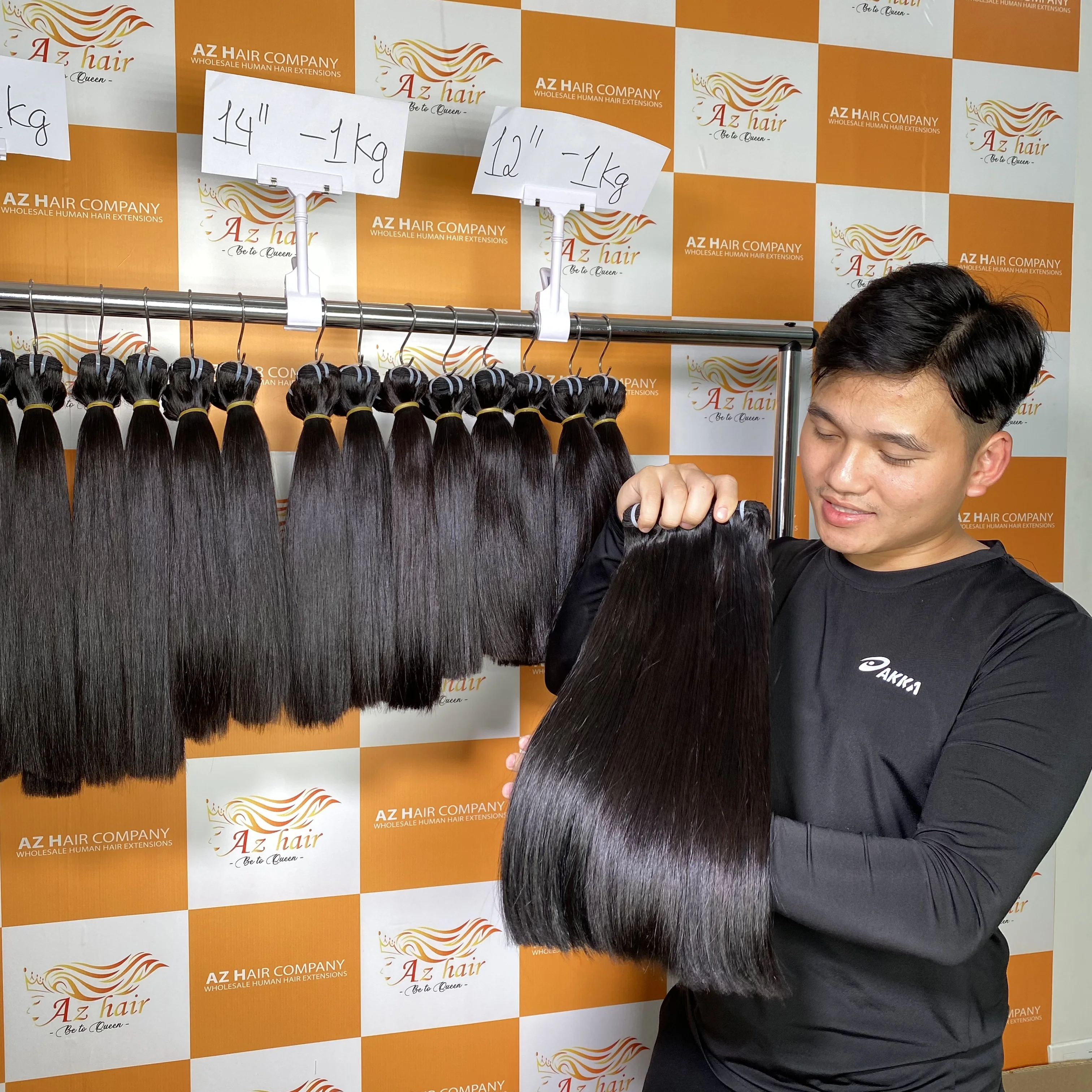 Top Hair Vietnam Bone Straight Silky Smooth Hair Raw Donor Vietnamese Human Hair To Make Wig Wholesale Price