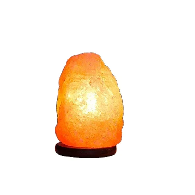 Himalayan Salt Lamp 2-3 Lamp with Complete Package Electric Cord and Bulb Organic Material Natural Salt Rock by Sea Decoration