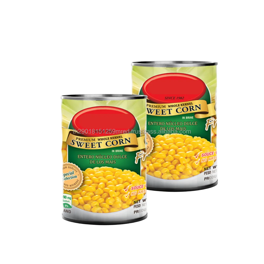New Arrivals Canned Whole Kernel Sweet Corn Most Popular Trending Thailand Product Consistent Quality and Sufficient  Supply