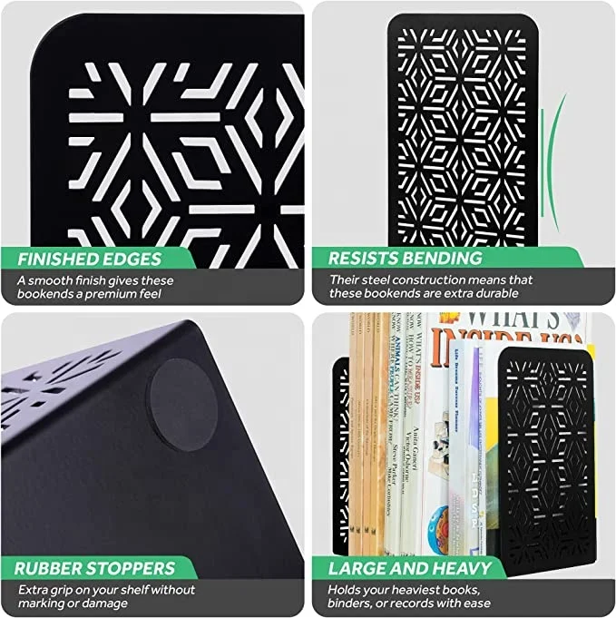 Подставки для книг украшения полок металлические подставки дома или офиса полностью