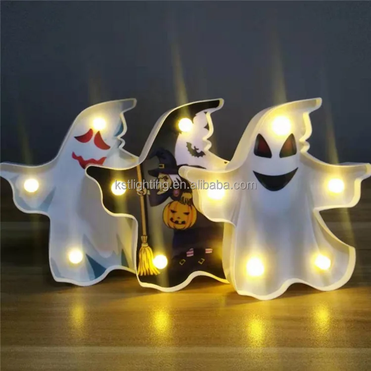 Wholesale directly new product battery operated Halloween holiday pumpkin spider bat spider night light lamp