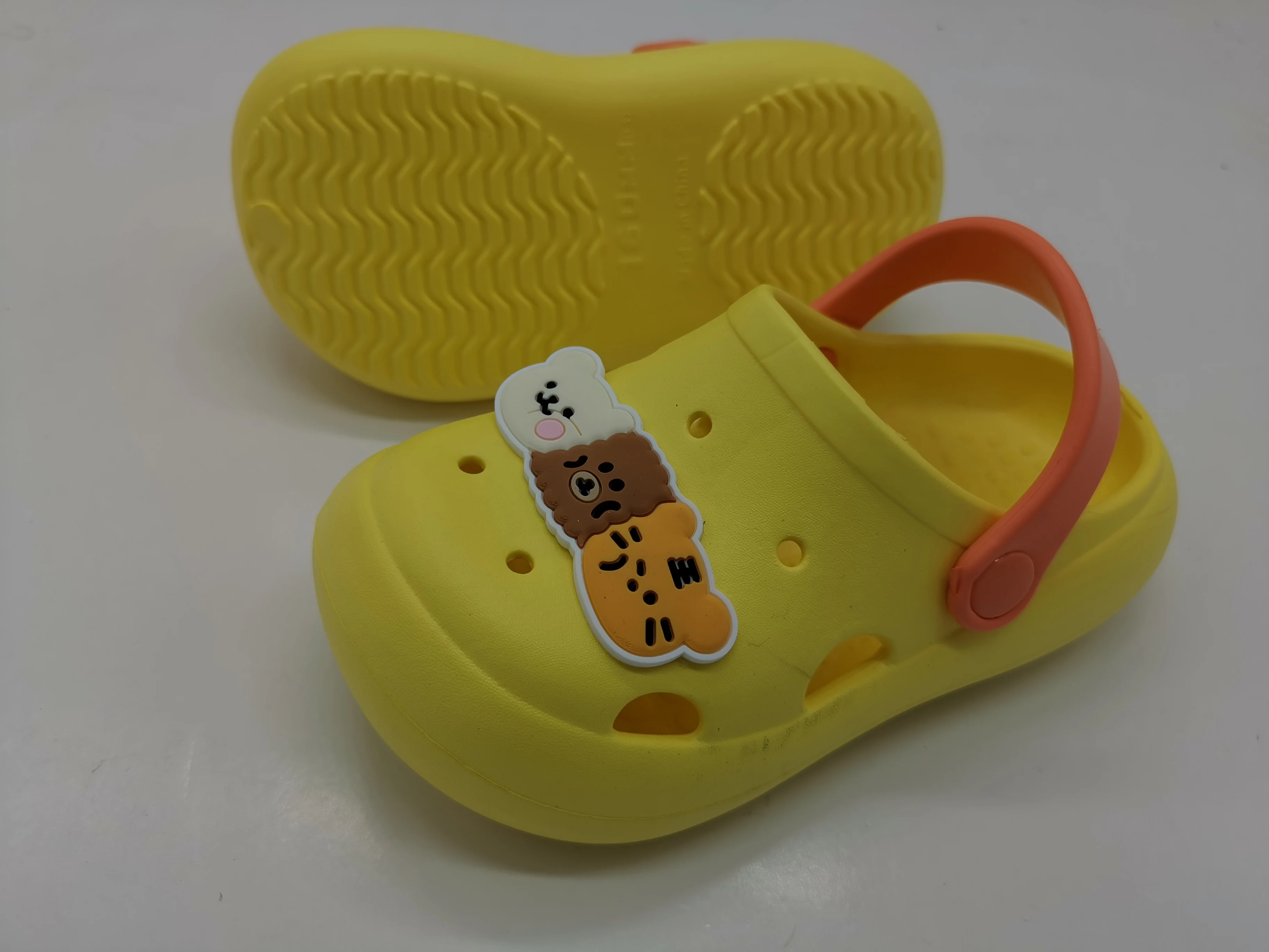 2024 Cute Animal Alphabet Pattern Eva Children Clogs Customized Durable Eva Garden Clogs Shoes Sandals Slippers for Kids