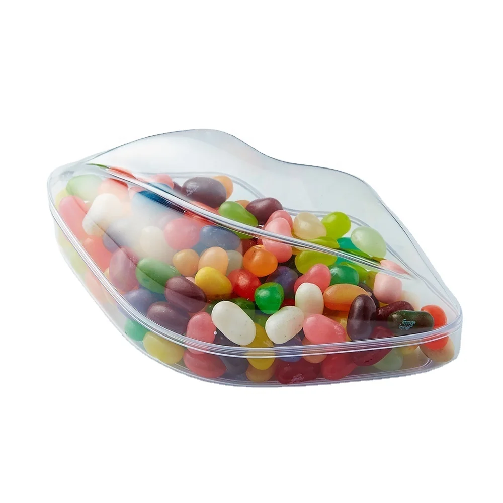 Kwang Hsieh Clear Lip Shaped Plastic Gift Box with Lids