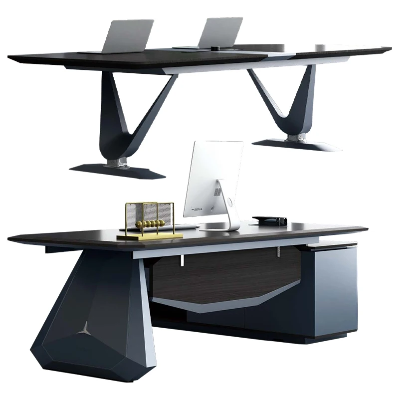 Металлический прямоугольный Овальный современный офисный стол для конференц-зала руководитель комбинированный руководителя