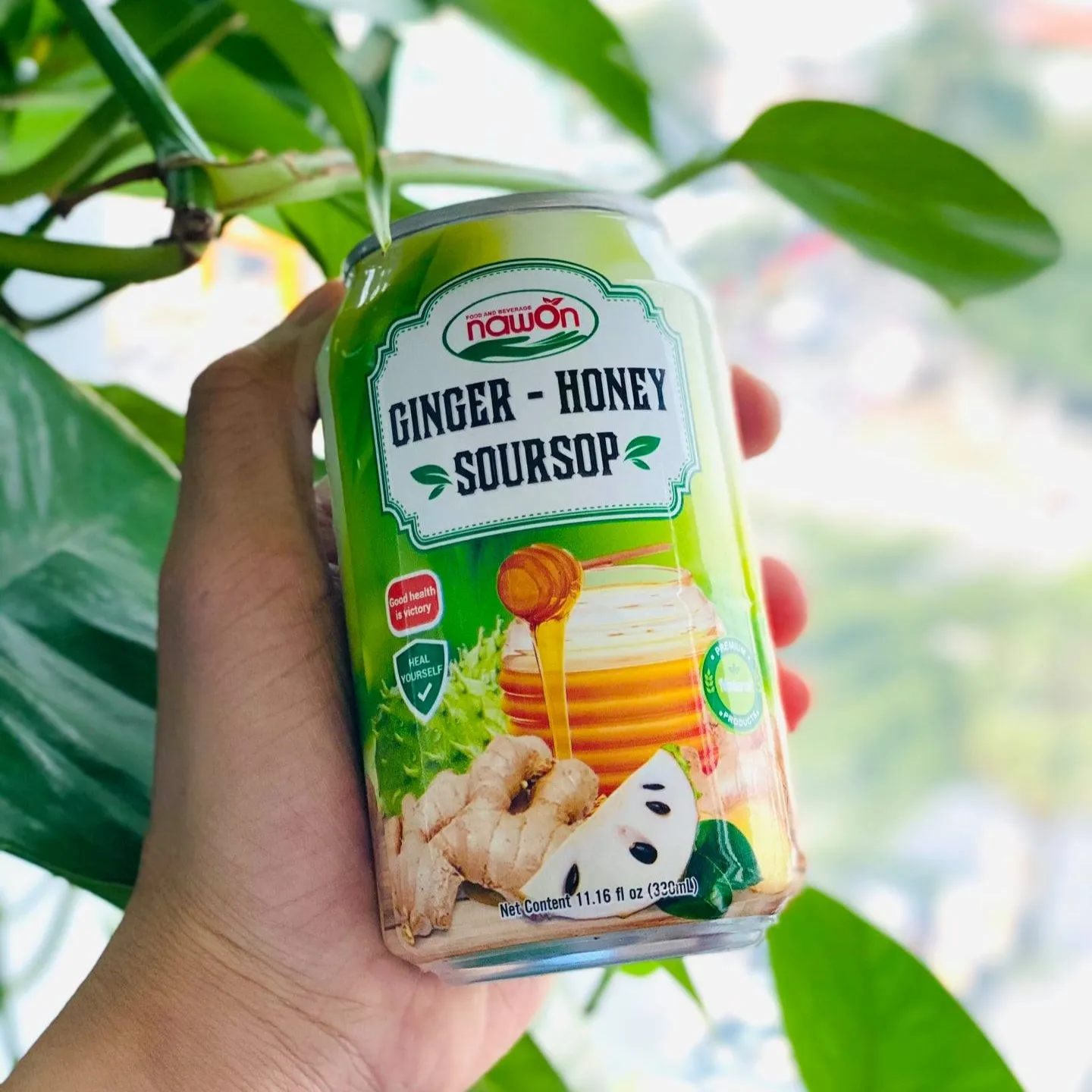 Ginger Honey Lemon Drinks Nfc 330ml Canned Ready to Drinks Healthy Fruit Juice Vietnam Wholesale Supplier HALAL HACCP Certified