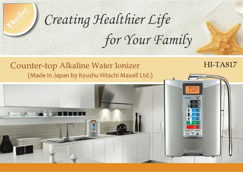 Buder Taiwan Top-Tier Alkaline Ionizers from Japan For Premium Quality