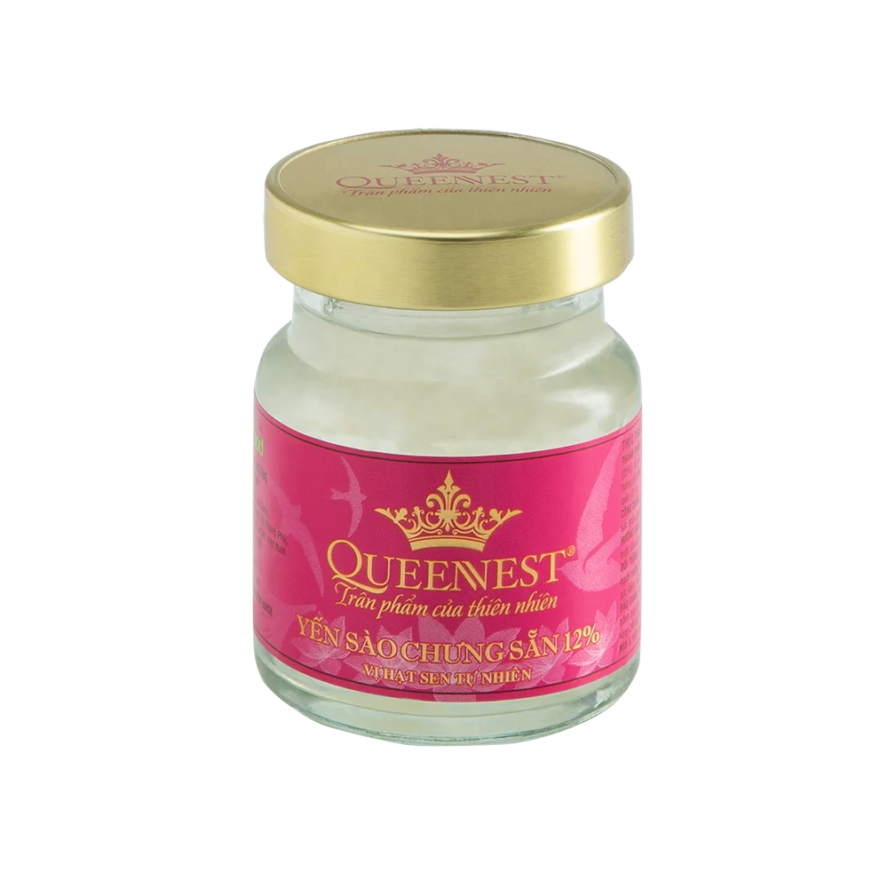 Премиум Птичье гнездо QUEENNEST 12% 70 мл-аромат семян лотоса (6 шт. в упаковке) из Вьетнама