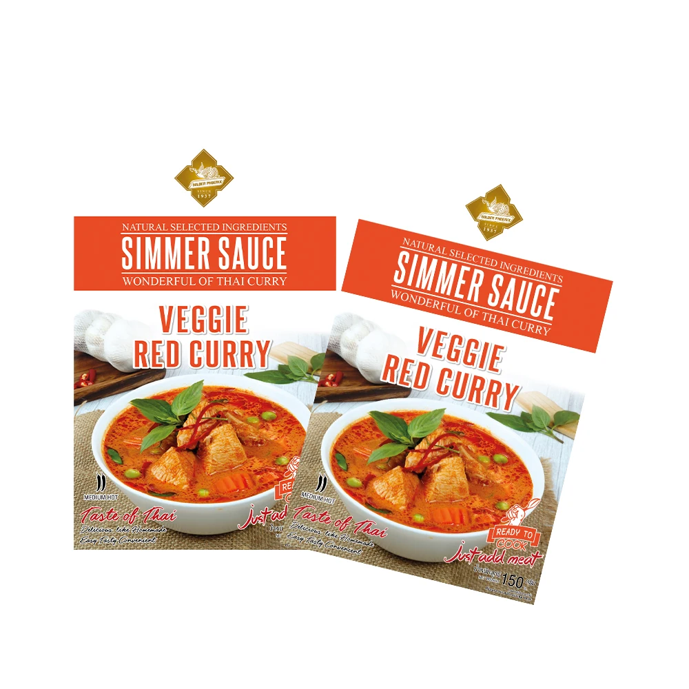 Red Curry Sauce 150g - Instant Meal Hot Seller from Thailand High Quality