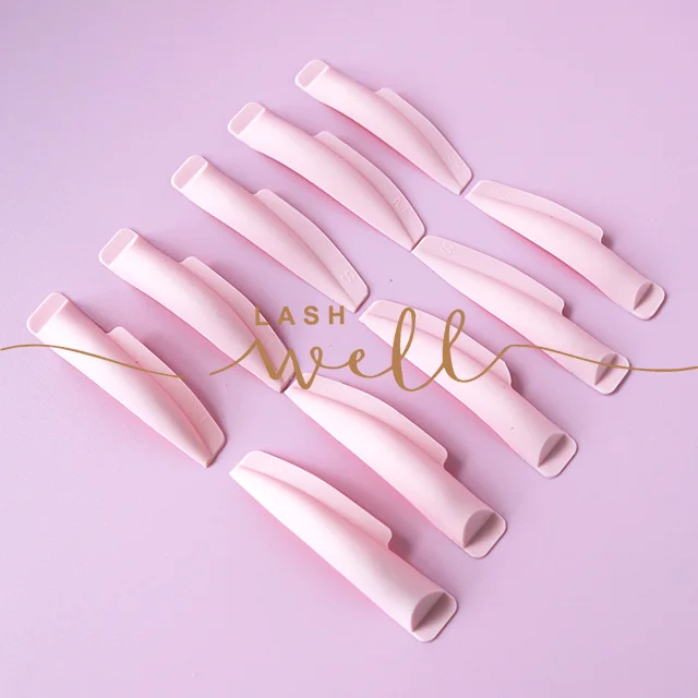 Wholesale New U+ Curl Lifting Rods Lash Lift Shield 5 Pairs/Box Soft silicone Eyelash Perming Tools for lash lift shields