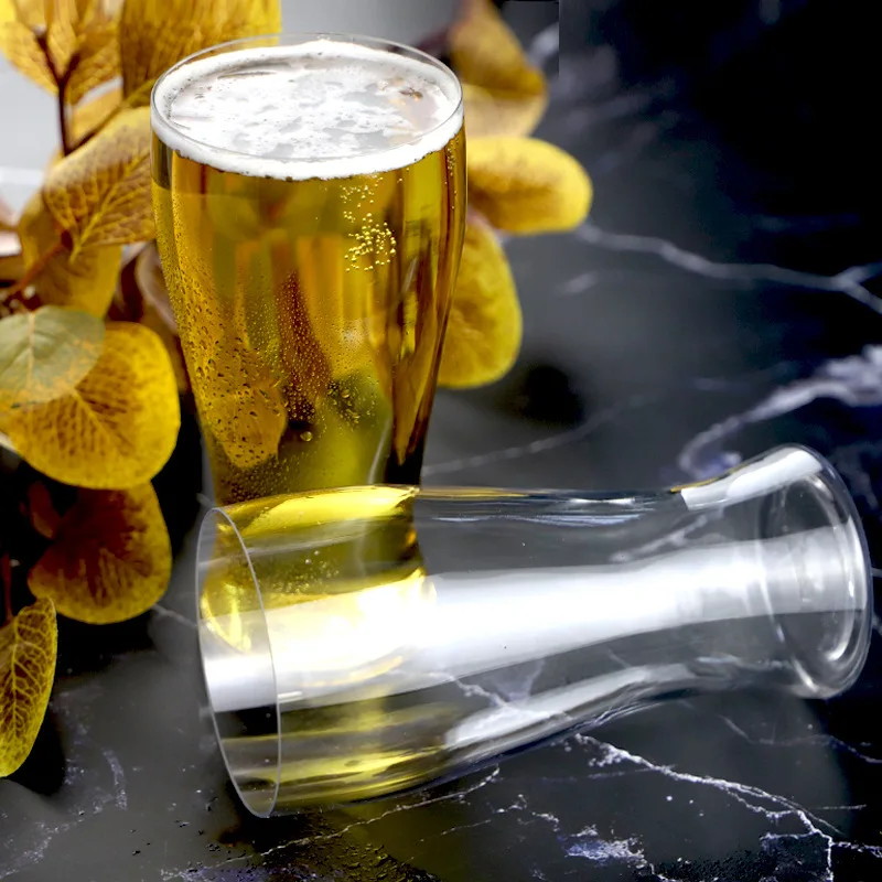 570 мл 19 унций бокалы для пива без ручки газированных напитков бокал виски пластиковый стакан вина персонализированный