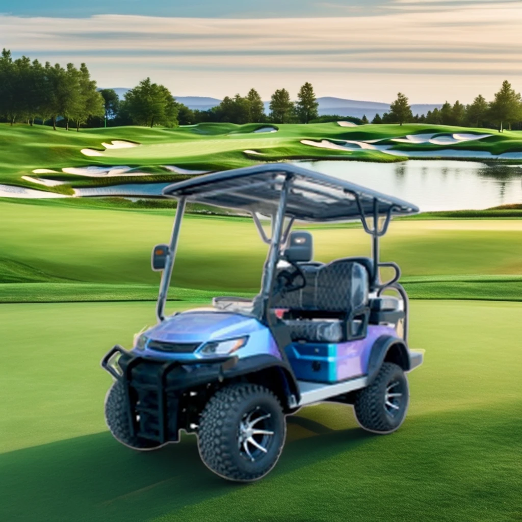 Factory Electric Golf Cart 4 6 Seater off-Road Golf Car Street Legal 72V Lithium Battery ATV
