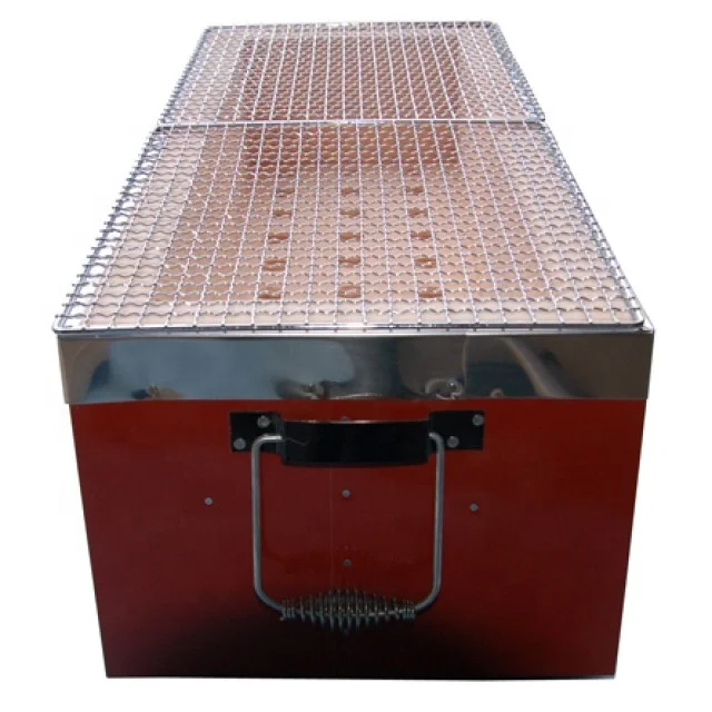 Сделано в Японии гриль для барбекю диatom Earth добытый Suzu Ishikawa прямоугольный угольный Shichirin